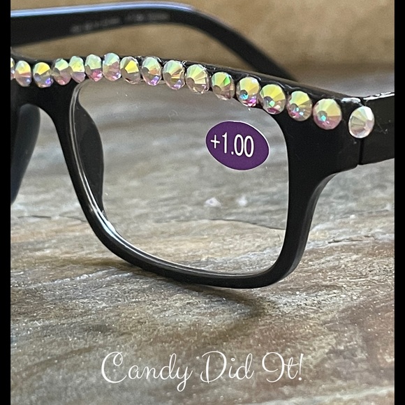 NWT Bling Reader Glasses 1.00 Strength & Case - Picture 6 of 9